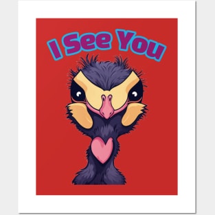 I See You... - ostrich Posters and Art